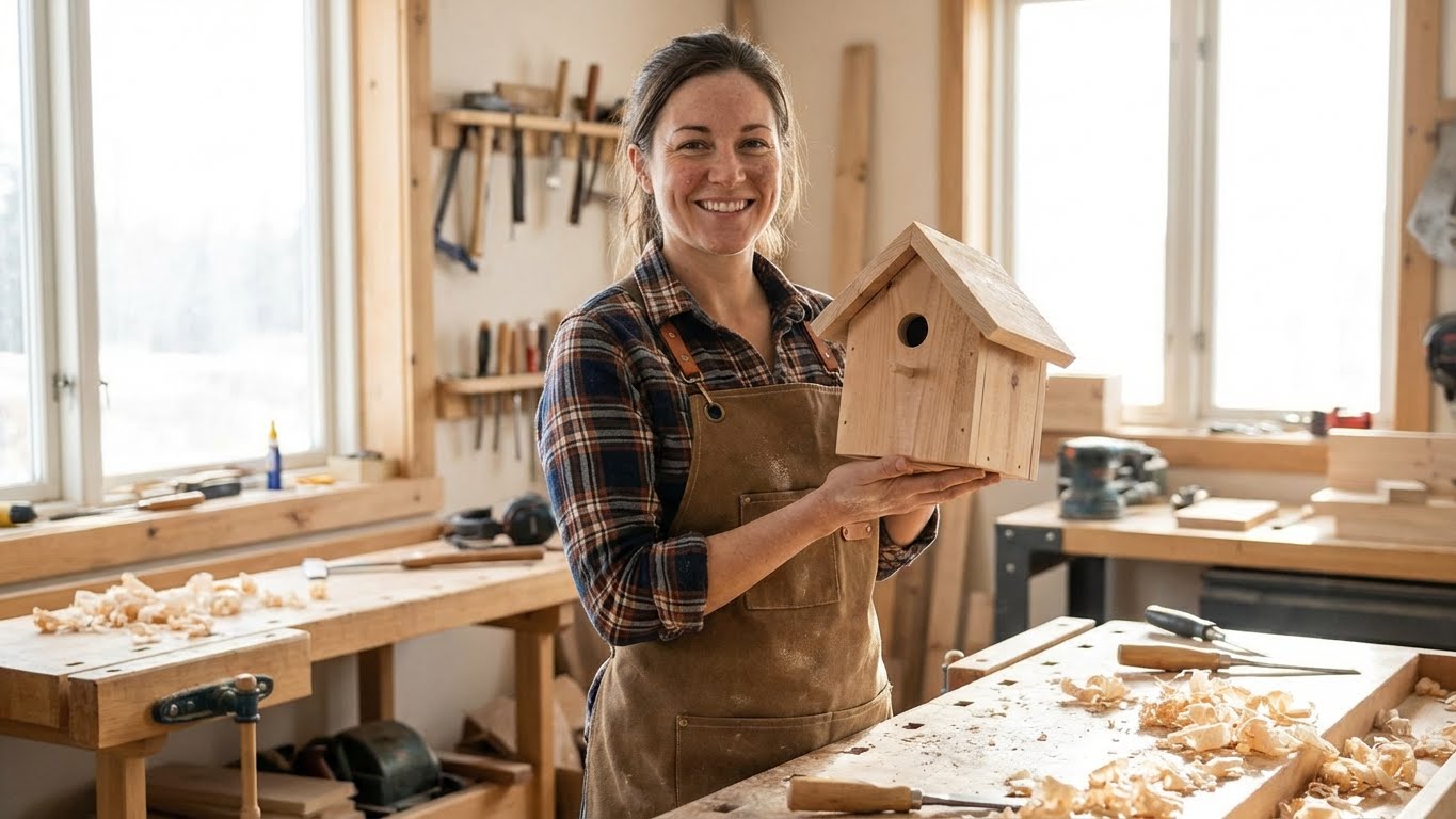 Strumenti essenziali per il fai da te disposti, inclusi trapano, martello, cacciaviti e metro a nastro