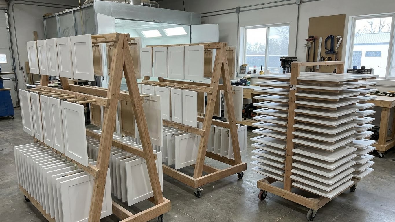 DIY enthusiast organizing materials before starting a project