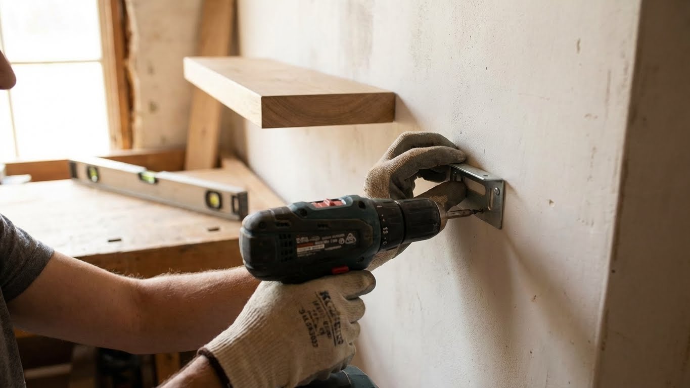 All materials and tools laid out before starting the project